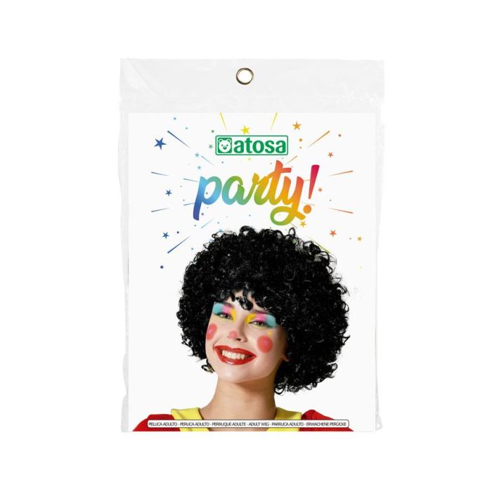 Peluca Payaso Negro 1 Peluca Payaso Negro 1