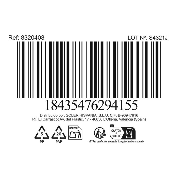 Jarra de vidrio con tapa Chrystie 1000 ml - Inde (12 Unidades) 1 Jarra de vidrio con tapa Chrystie 1000 ml - Inde (12 Unidades) 1