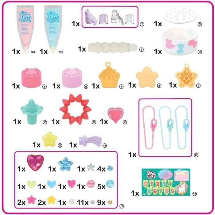 Pati-School 32331 Epoch - Kit Iniciación Fiesta Creaciones de Repostería para Decorar Muffins, Tartas y Macarons con Glaseado. Edad +6 años. 4