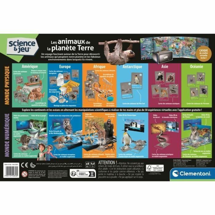 Clementoni CLE8005125528530 Planeta Animales Realidad - Caja Científica con Experimentos y Actividades Virtuales, Incluye Moldes y Pinturas 4 Clementoni CLE8005125528530 Planeta Animales Realidad - Caja Científica con Experimentos y Actividades Virtuales, Incluye Moldes y Pinturas 4