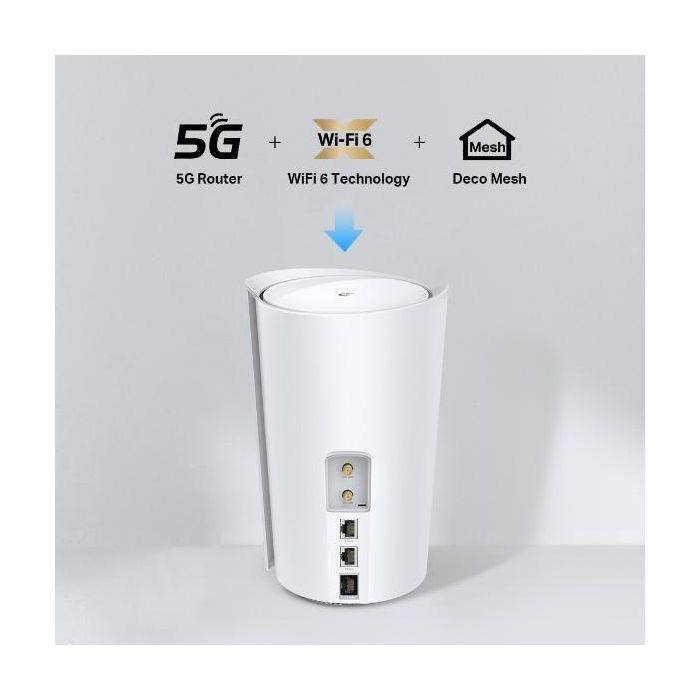 TP-Link Deco X50-5G Sistema de malla Wi-Fi 6, Doble banda (2.4 GHz / 5 GHz), Cobertura 230 m², Color Blanco 6