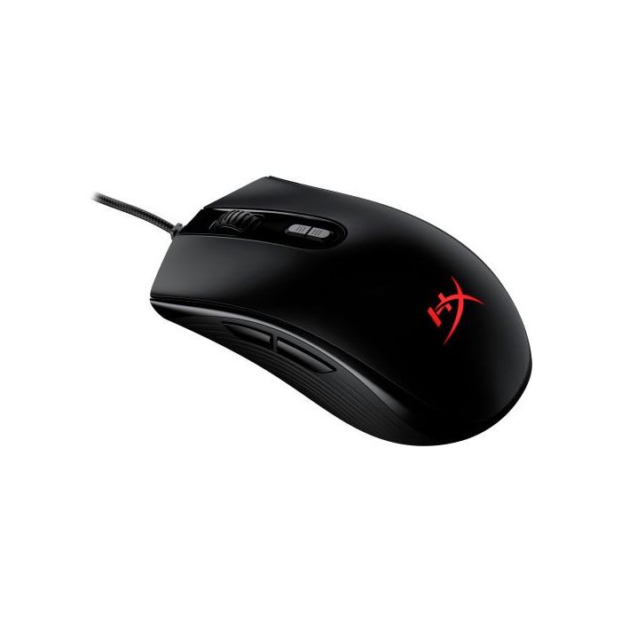 HyperX Ratón Gaming Pulsefire Core 4P4F8AA Óptico Negro 6200 DPI 7 Botones Programables RGB 1