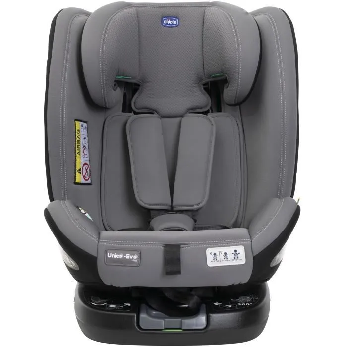 Chicco Silla de Coche UNICO EVO Grupo 0/1/2/3 I-Size Reclinable Reductor Gris Negro AAAOQ23929 Chicco Silla de Coche UNICO EVO Grupo 0/1/2/3 I-Size Reclinable Reductor Gris Negro AAAOQ23929