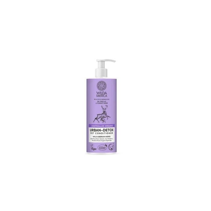Wilda Veterinaria Acondicionador Urban-Detox para Mascotas: Perros y Gatos, Limpieza y Frescor, ECOCERT, 6 Unidades x 400ml