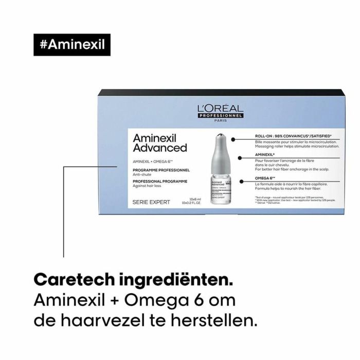 L'Oréal Professionnel Paris Aminexil Advanced ampollas anti-caída para cabello frágil, 42 x 6 ml 3