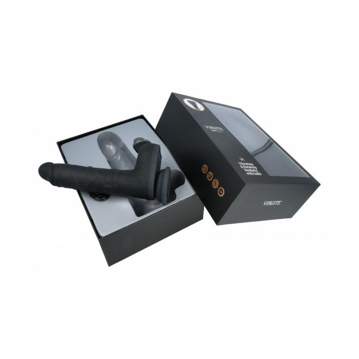 Consolador Realista Virgite R9 Negro 19 cm 6 Consolador Realista Virgite R9 Negro 19 cm 6