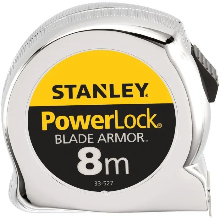Stanley Flexómetro Powerlock 0-33-527 8M X 25Mm Blade Armor Cinta Métrica 1