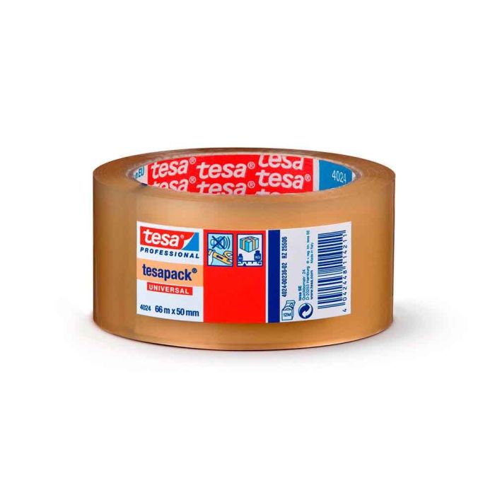 Tesa Cinta De Embalaje De Poliolefina Tesapack C-Etiqueta 66Mx50 mm Transparente Tesa Cinta De Embalaje De Poliolefina Tesapack C-Etiqueta 66Mx50 mm Transparente
