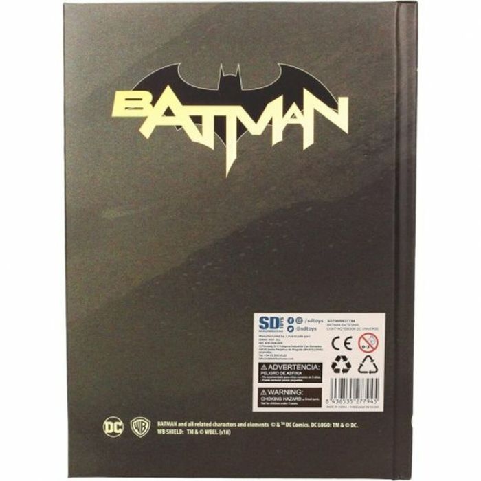 Libreta SD Toys Batsignal Gris 2