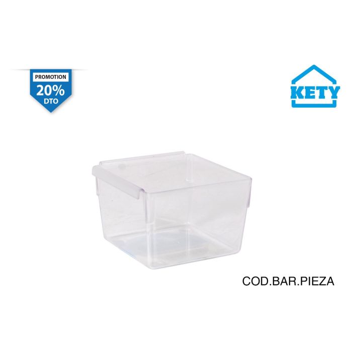 Caja de Ordenación Modular 8x8x5.3 cm Kety T - Inde (36 Unidades) Caja de Ordenación Modular 8x8x5.3 cm Kety T - Inde (36 Unidades)