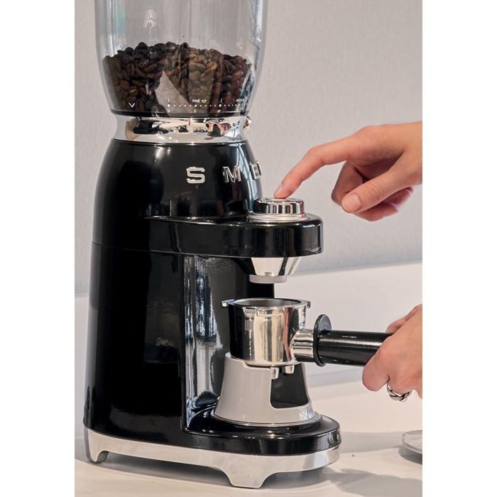 SMEG CGF11BLEU Molinillo de café 50s Style, negro 6