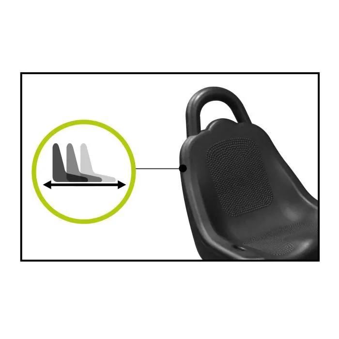 Stamp Go Kart Pedal Control Asiento Ajustable Freno de Mano Protector de Cadena Ruedas PP 190mm 2