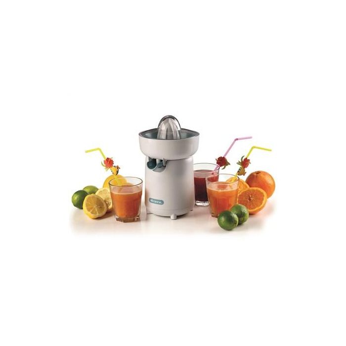 Ariete 417/01 Exprimidor Breakfast Blanco 40W con Boquilla Antigoteo, Ideal para Naranjas, Pomelos y Limones 5