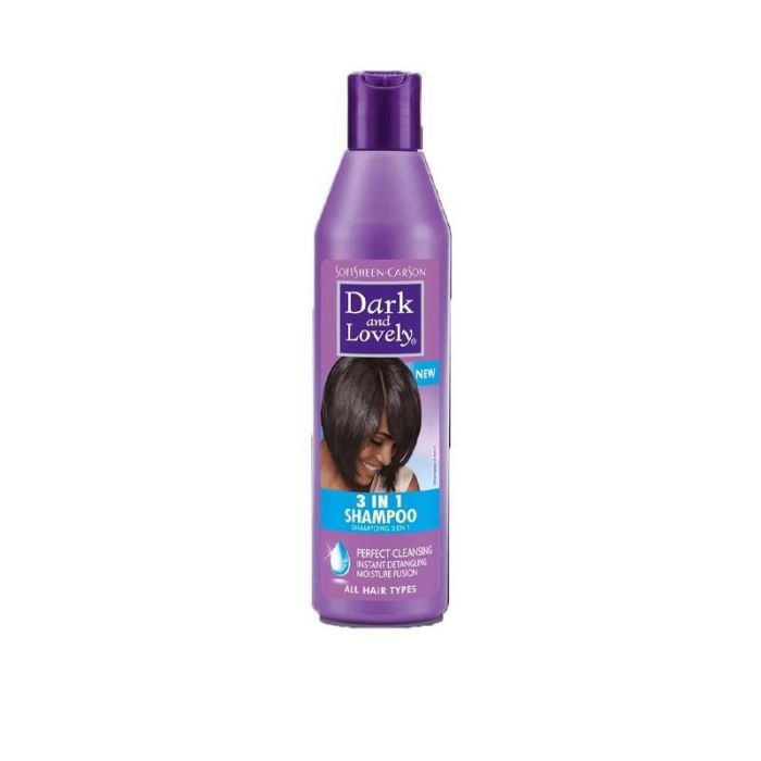 D&L 3 In 1 Shampoo 250 mL Dark And Lovely