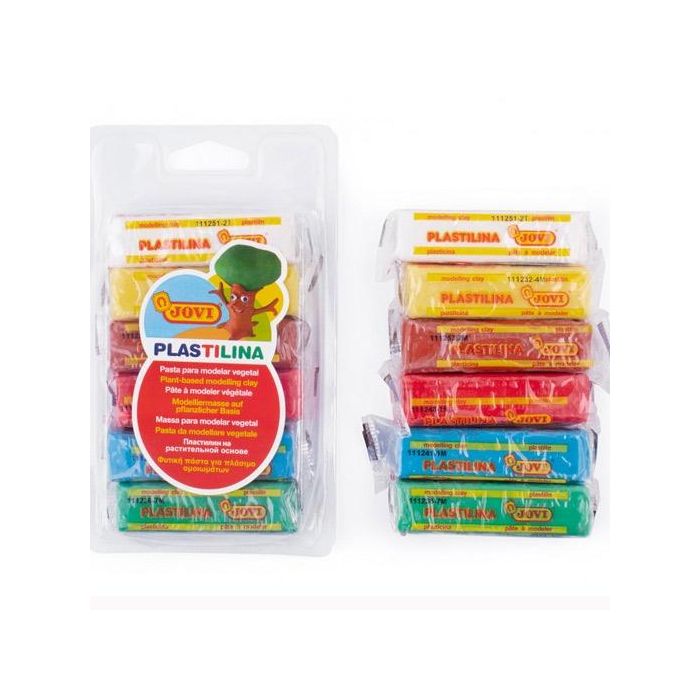 Jovi plastilina pack 6 barras 25 gr colores surtidos Jovi plastilina pack 6 barras 25 gr colores surtidos