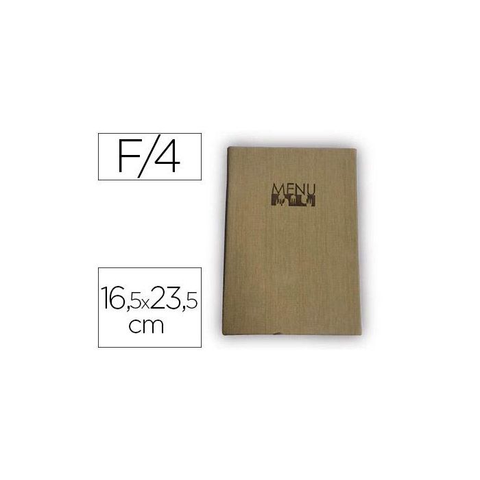 Porta Menus Liderpapel Pu Con 4 Fundas 16,5 X 23,5 cm