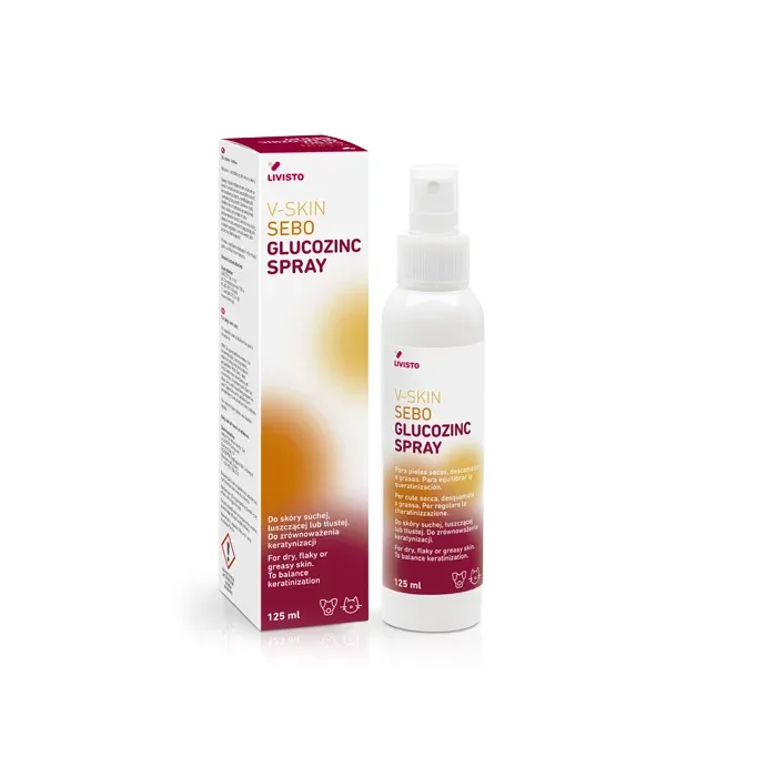 V-Skin Sebo Glucozinc Spray 125 mL