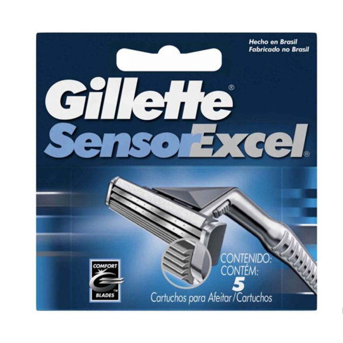 Recambios para Cuchilla de Afeitar Sensor Excel Gillette 29754