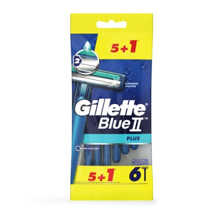 Cuchilla de Afeitar Gillette Gillette Blue II Plus (6 uds)