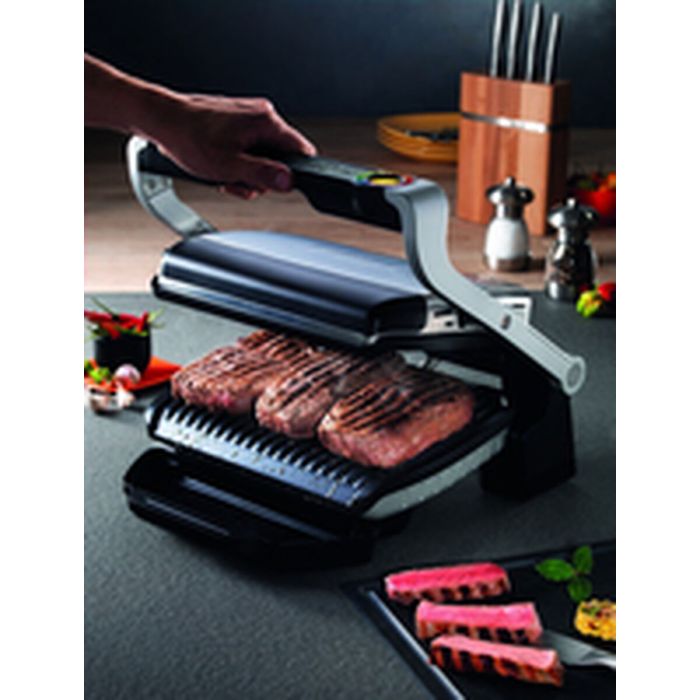 Parrilla Eléctrica Tefal OptiGrill + GC712D 2000 W 3 Parrilla Eléctrica Tefal OptiGrill + GC712D 2000 W 3