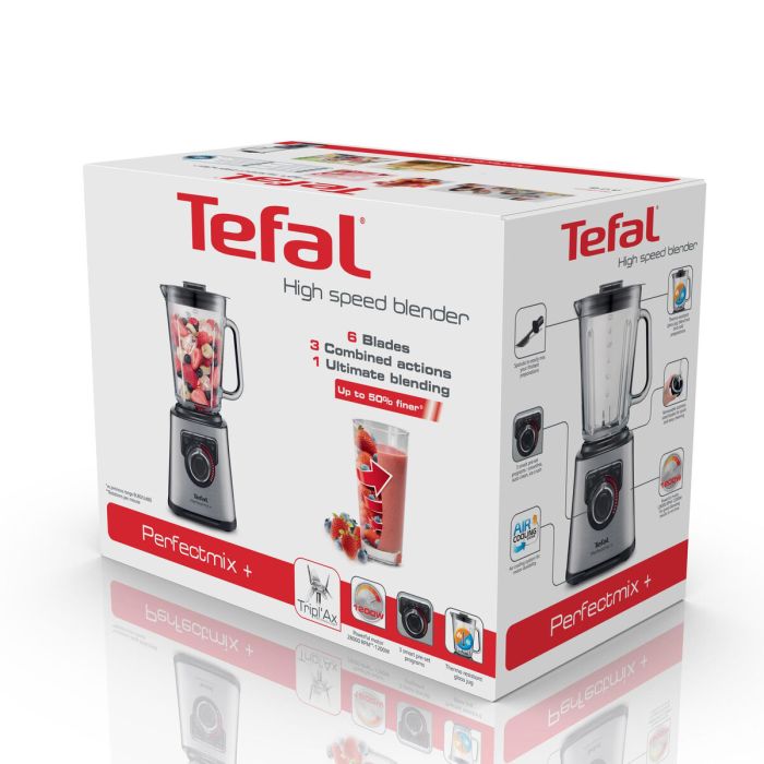 Licuadora Tefal BL811D Gris 1200 W 1,5 L 8 Licuadora Tefal BL811D Gris 1200 W 1,5 L 8