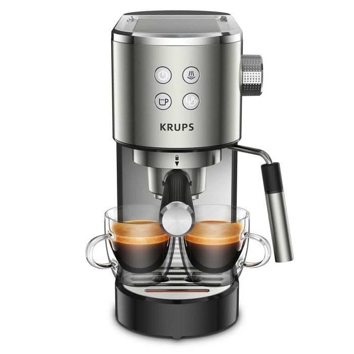 Cafetera Express de Brazo Krups XP442C11 Negro Acero 1 L 16