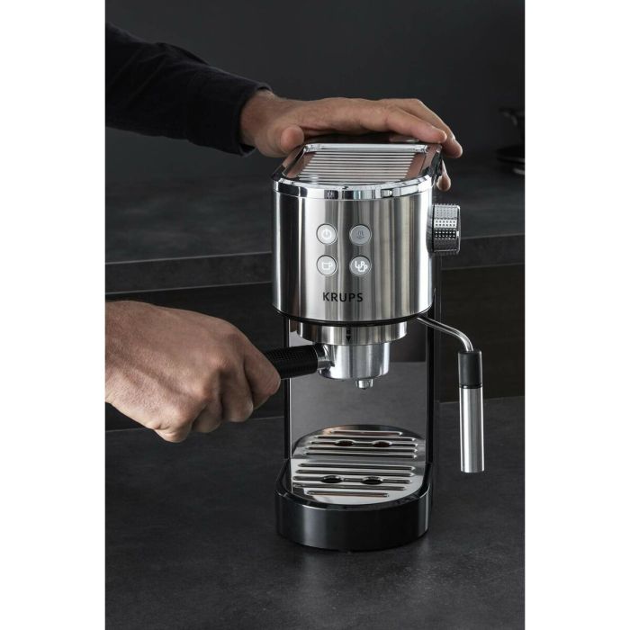 Cafetera Express de Brazo Krups XP442C11 Negro Acero 1 L 5