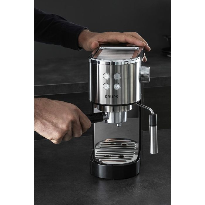 Cafetera Express de Brazo Krups XP442C11 Negro Acero 1 L 9