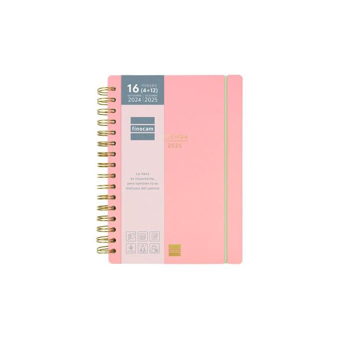 Agenda Finocam Haiku Coral A5 15,5 x 21,2 cm 2024-2025 3