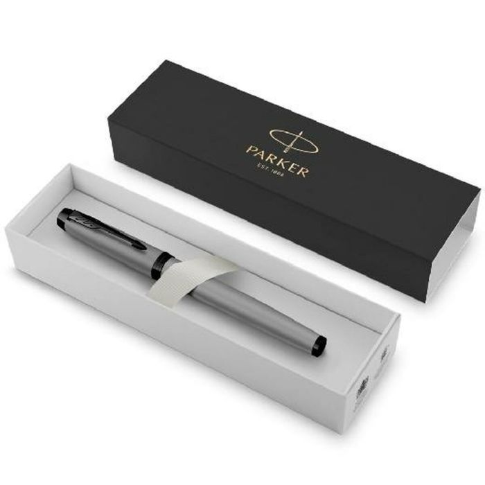 Pluma Im Gris Mate/Adornos Negros Medium Parker 2127620