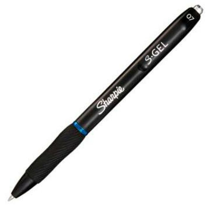 Bolígrafo de gel Sharpie S-Gel Retráctil Azul 0,7 mm (12 Unidades) 1