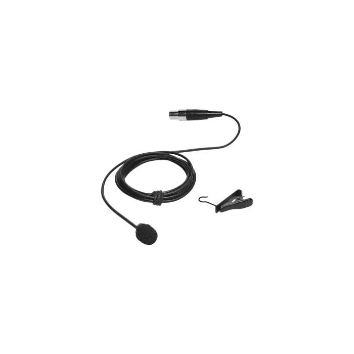 ClearOne Lavalier, Cardioid, Black Color Microphone For Wireless Beltpack Transmitter (910-6004-040)
