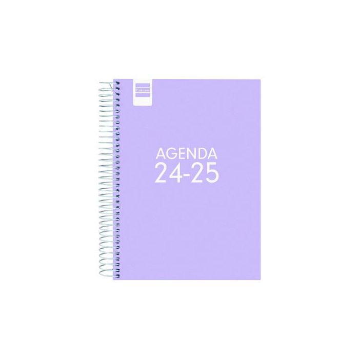 Agenda Finocam Cool Multicolor Lila 2024-2025 (1 unidad)