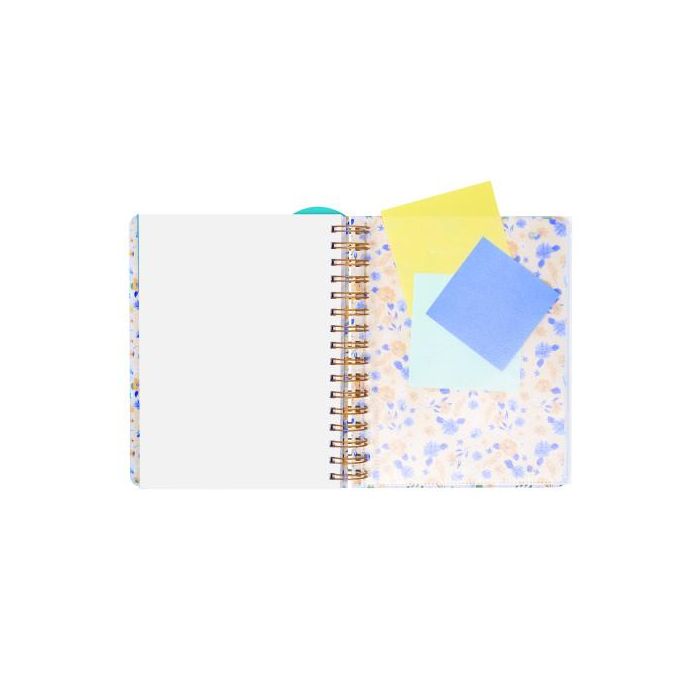 Agenda Finocam Flowers Multicolor Cuarto 15,5 x 21,2 cm 2024-2025 Docente 3