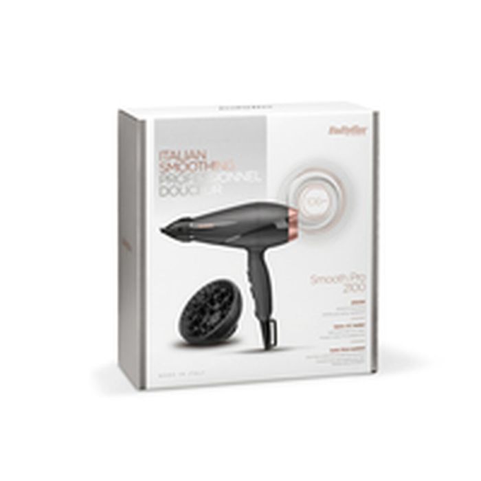 Secador de Pelo Babyliss Smooth Pro 2100 Negro Rosa Monocromo 2100 W 11