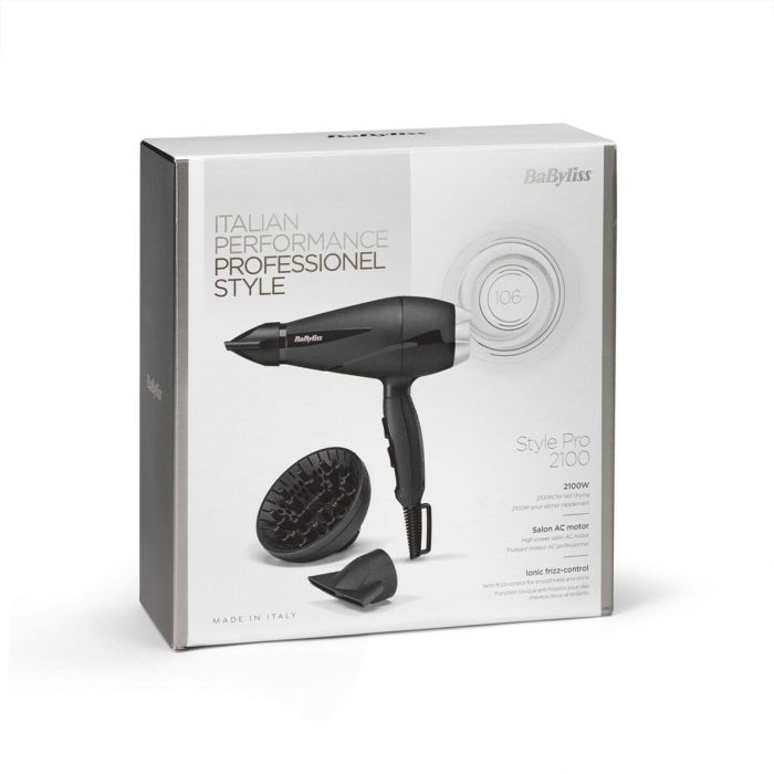 Secador de Pelo Babyliss 6710DE Negro 2100 W 18 Secador de Pelo Babyliss 6710DE Negro 2100 W 18
