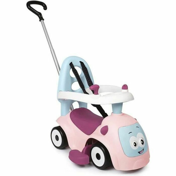 Smoby - Maestro Balade Pink Ride-On - Para niños a partir de 6 meses - Actualizable - Silent Wheels - Bocina