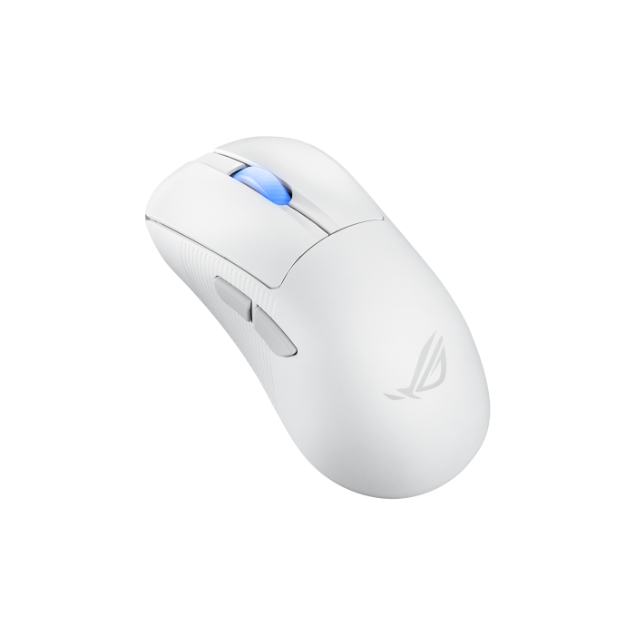 ASUS ROG Keris II Ace Wireless AimPoint White ratón mano derecha RF Wireless + Bluetooth + USB Type-A Óptico 42000 DPI 1