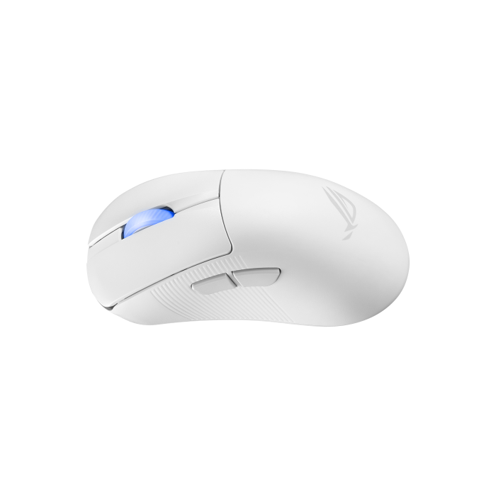 ASUS ROG Keris II Ace Wireless AimPoint White ratón mano derecha RF Wireless + Bluetooth + USB Type-A Óptico 42000 DPI 3