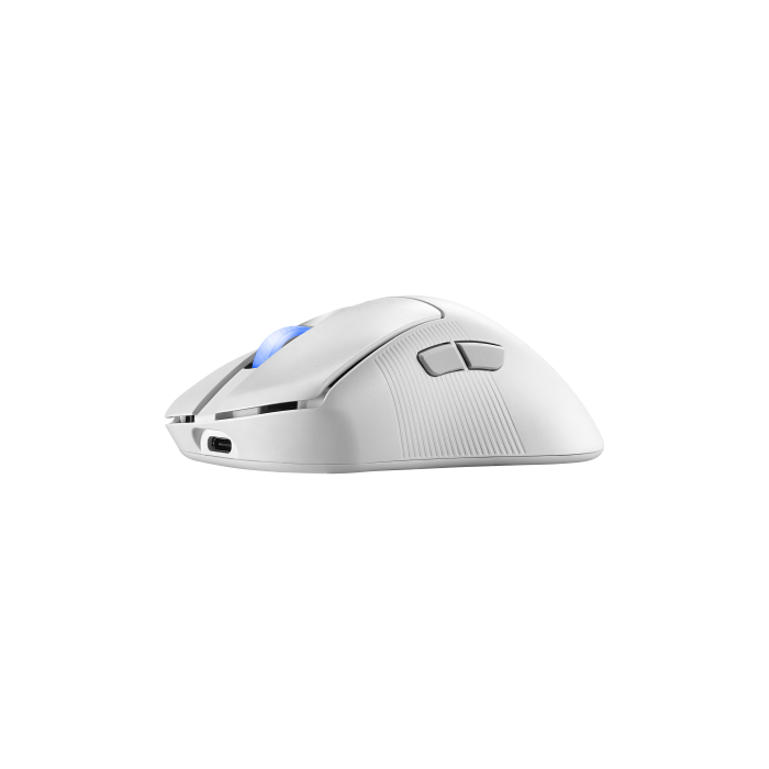 ASUS ROG Keris II Ace Wireless AimPoint White ratón mano derecha RF Wireless + Bluetooth + USB Type-A Óptico 42000 DPI 4