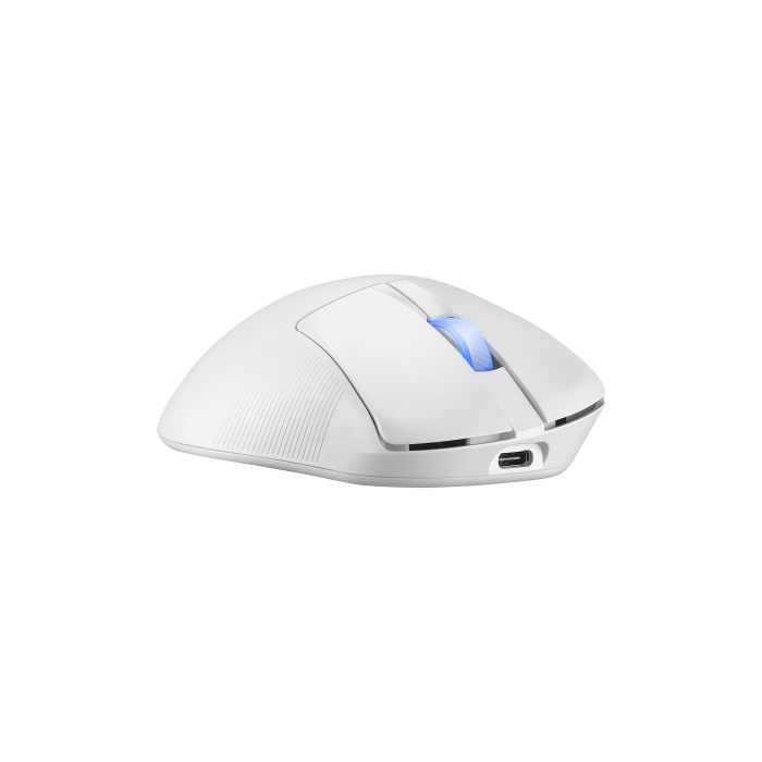 ASUS ROG Keris II Ace Wireless AimPoint White ratón mano derecha RF Wireless + Bluetooth + USB Type-A Óptico 42000 DPI 5