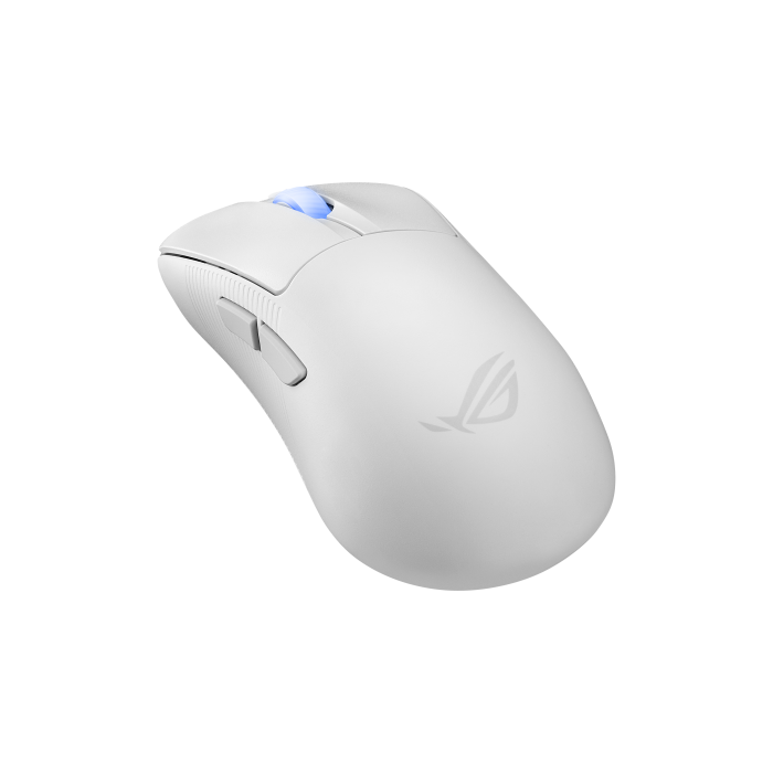 ASUS ROG Keris II Ace Wireless AimPoint White ratón mano derecha RF Wireless + Bluetooth + USB Type-A Óptico 42000 DPI 7