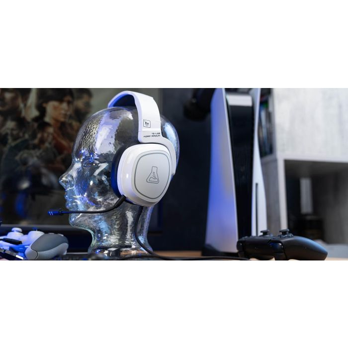THE G-LAB Auriculares Pc, Ps4 y Xbox One, Nintendo Switch, Android Blanco (KORP-RADIUM-WHITE) 4
