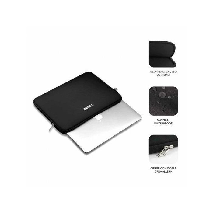 Subblim Business Laptop Sleeve Neoprene V2 11,6-12,5"Black 1