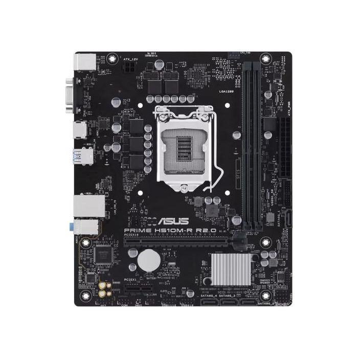 Placa Asus Prime H510M-R-Si R2.0 (Bulk),Intel,1200,H510,2Ddr4,64Gb,Vga+Dvi+Hdmi,Gblan,4Sata3,3Usb3.2,Matx 2