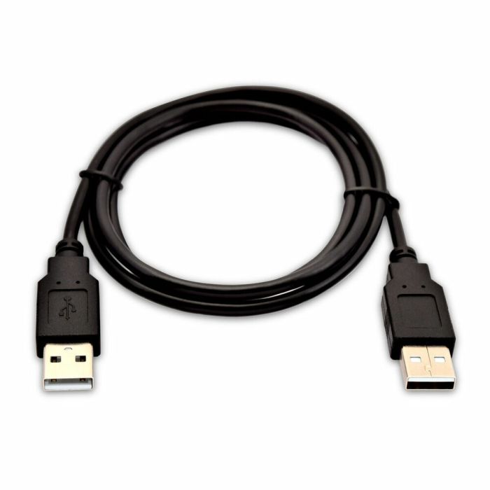 Cable USB V7 V7USB2AA-01M-1E USB A Negro