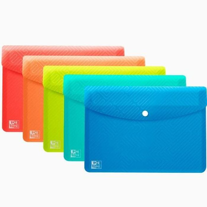 Carpeta Portafolios Oxford Urban Multicolor A6 Polipropileno Broche 5 Piezas (50 Unidades) 1