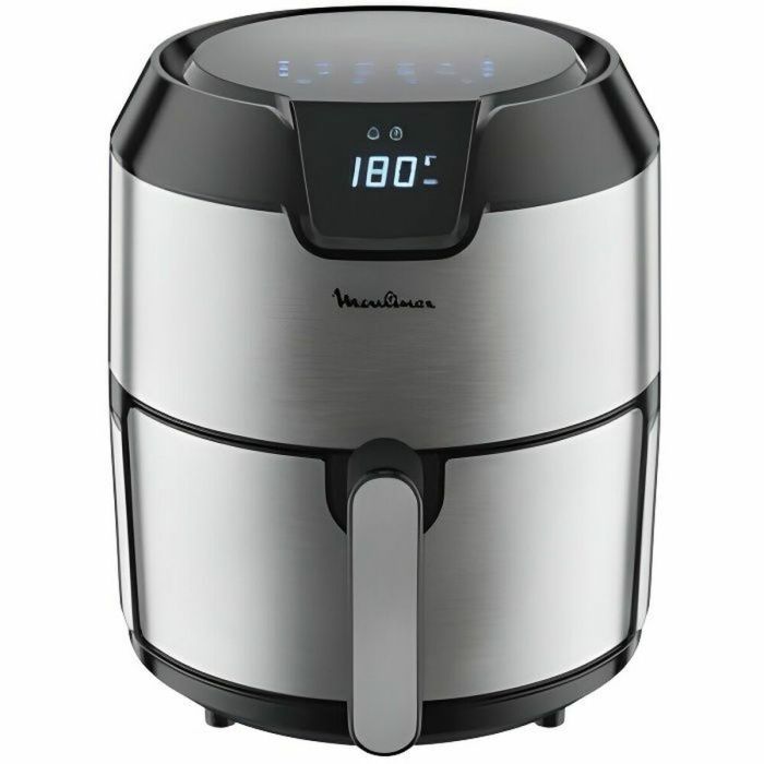 MOULINEX EZ401D10 Easy Fry Digital, Freidora sin aceite, Capacidad XL 4.2 L, Pantalla táctil, 8 menús preprogramados, Apagado automático