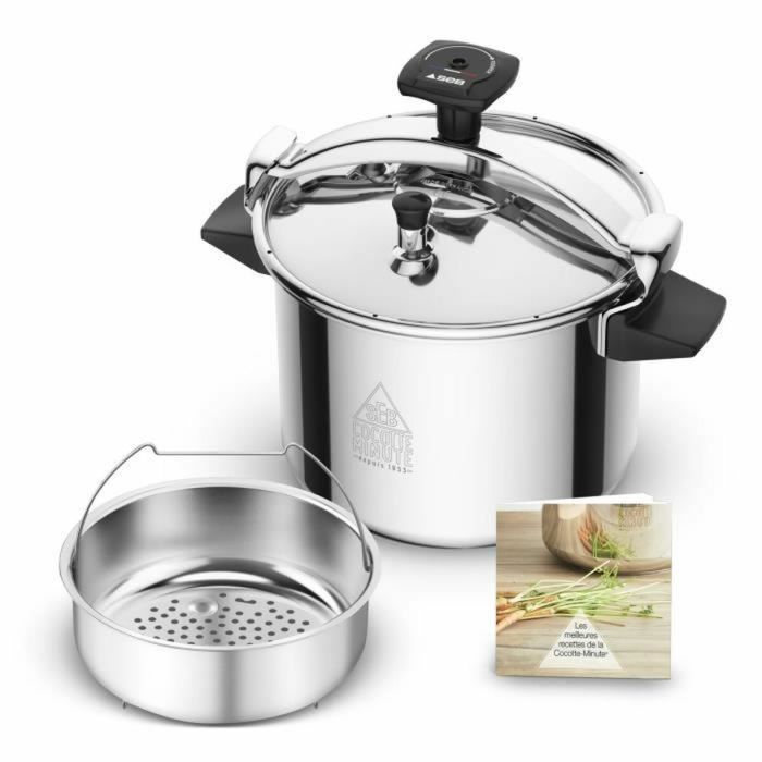 Olla Express SEB Cocotte Minute Acero Inoxidable 9 L Plateado 2