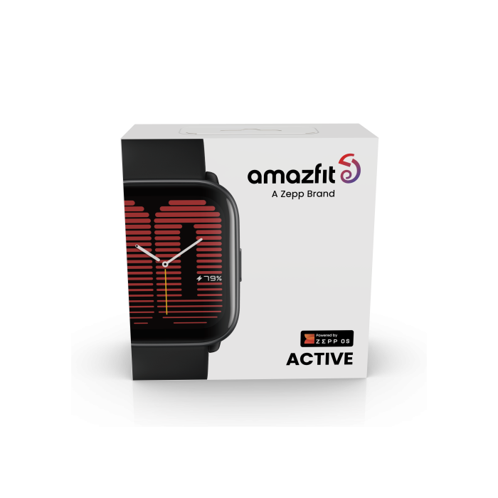 Amazfit Active 4,45 cm (1.75") AMOLED Digital 390 x 450 Pixeles Pantalla táctil Negro GPS (satélite) 7